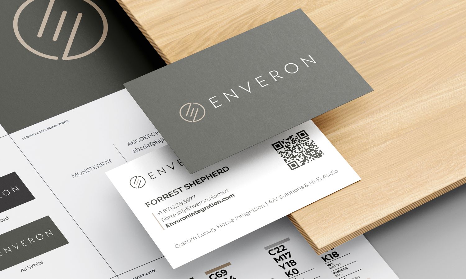 Logo mockup on paper