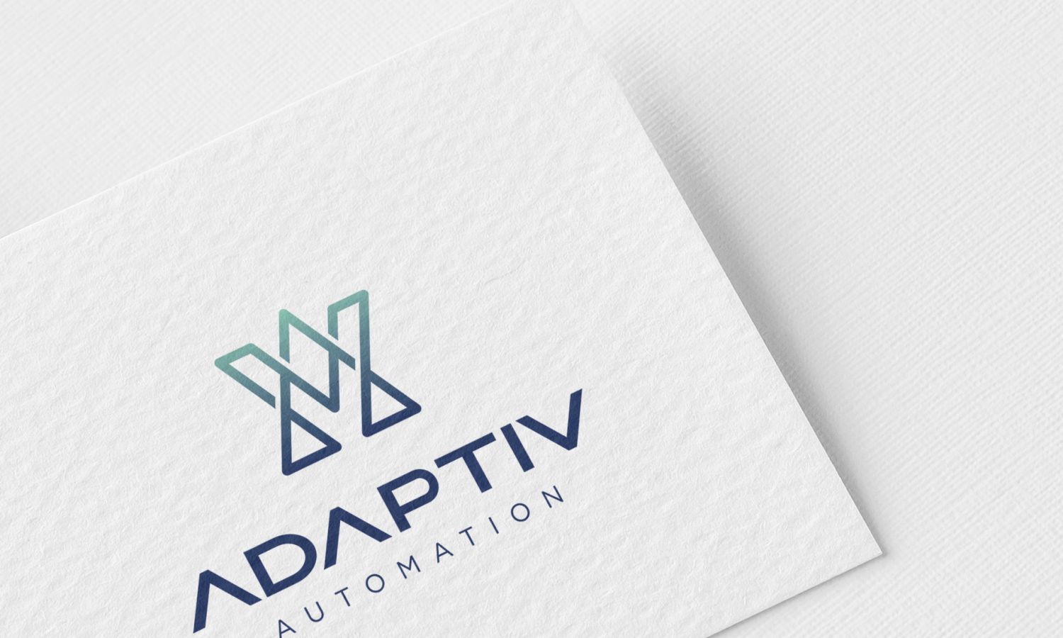 Logo mockup on paper