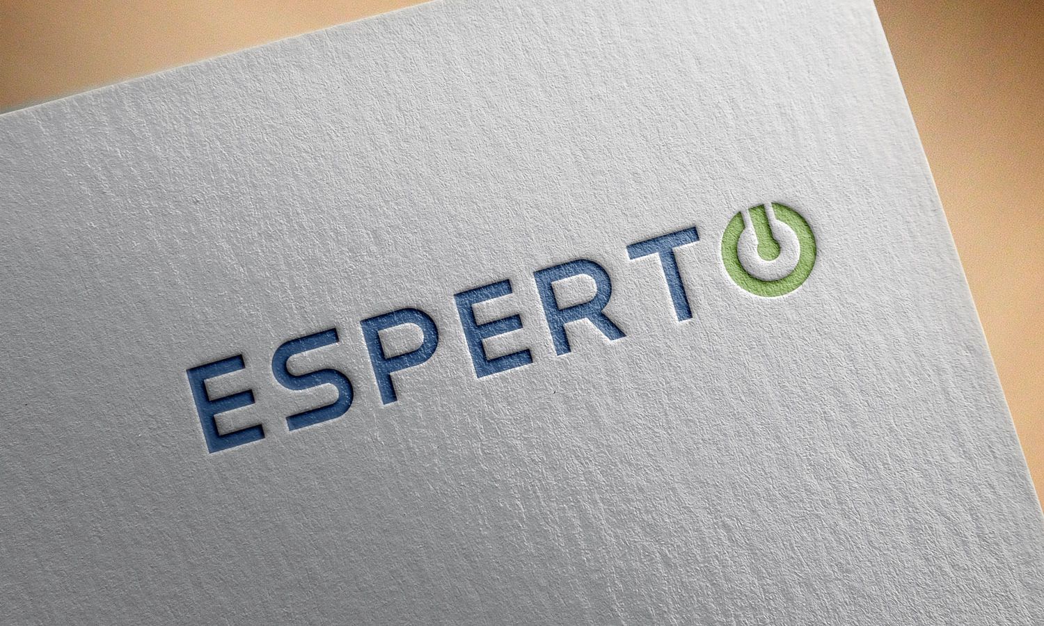 letterpress logo on cotton paper